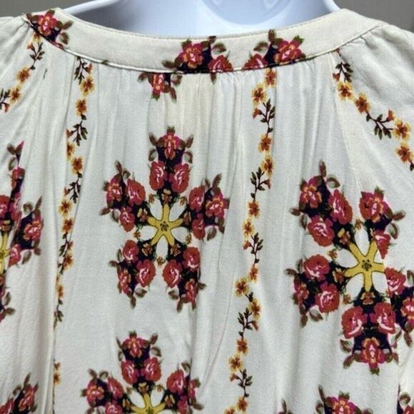 Anthropologie By Fig & Flower Blouse Size Medium - Picture 8 of 13